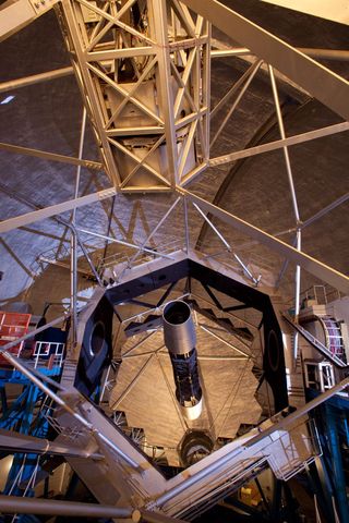 Keck Telescope Interior