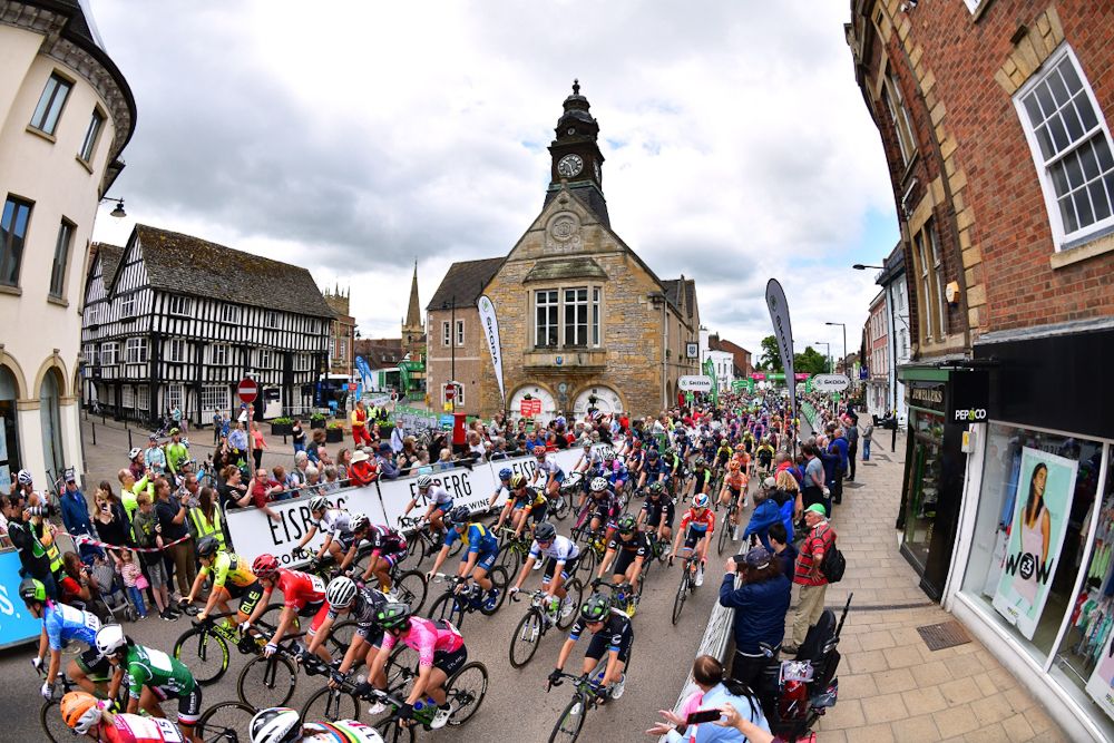 The start of stage 4 at the OVO Energy Women's Tour