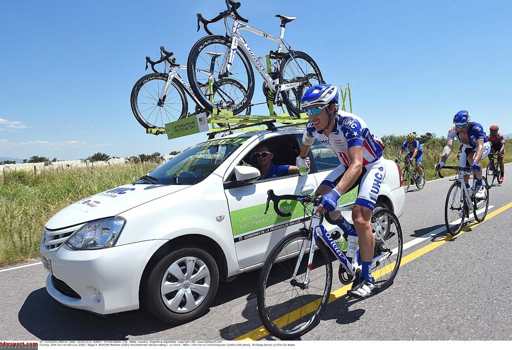 Matthew Busche in action at the Tour de San Luis
