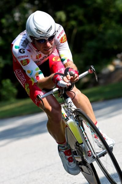 Jeremy Powers (Jelly Belly) riding the elite championships before switching over to racing the 'cross season.
