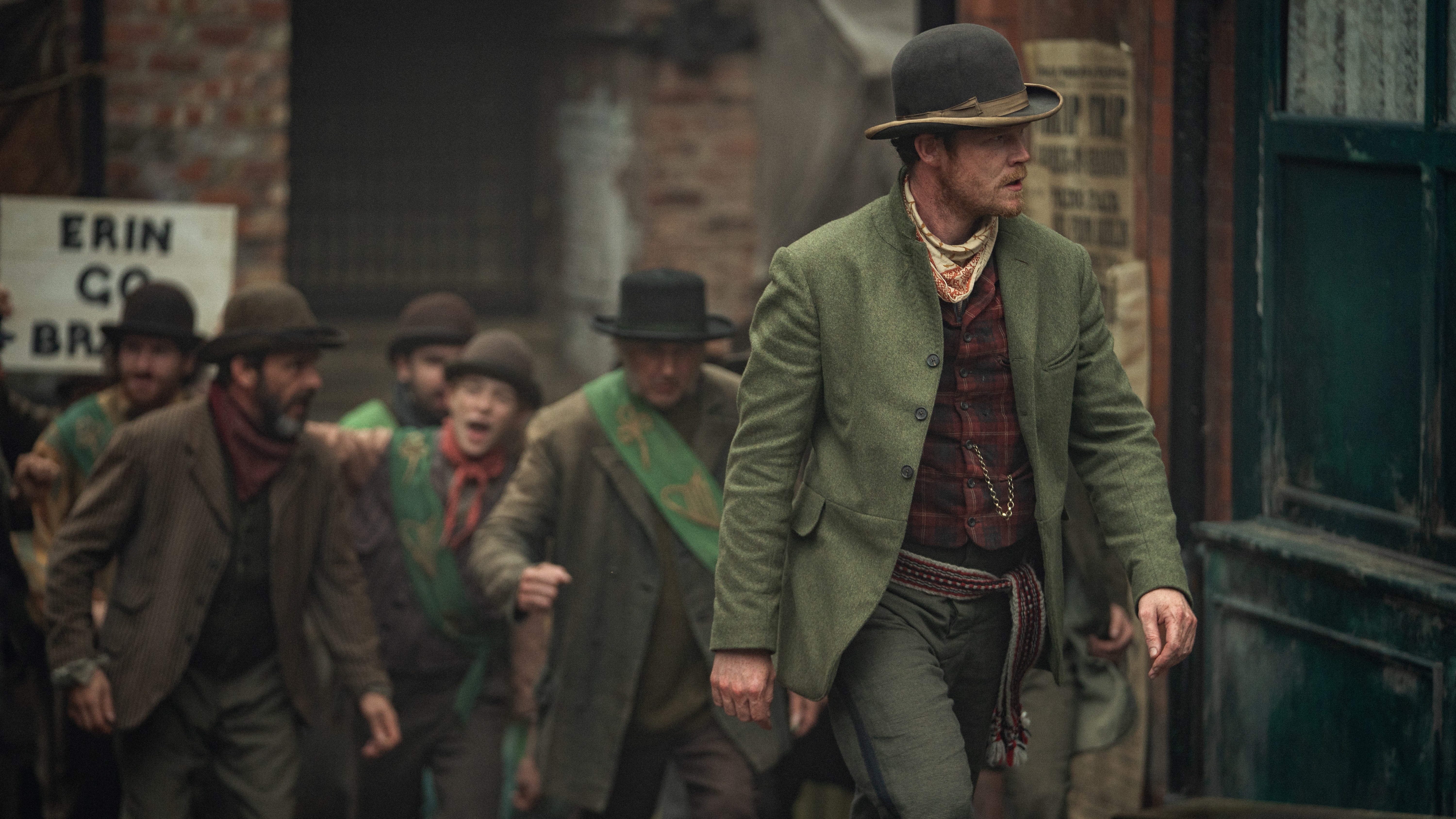 A first-look image from Netflix's "House of Guinness"