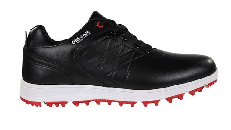 Stuburt Evolve II Spikeless Golf Shoes in black and red 