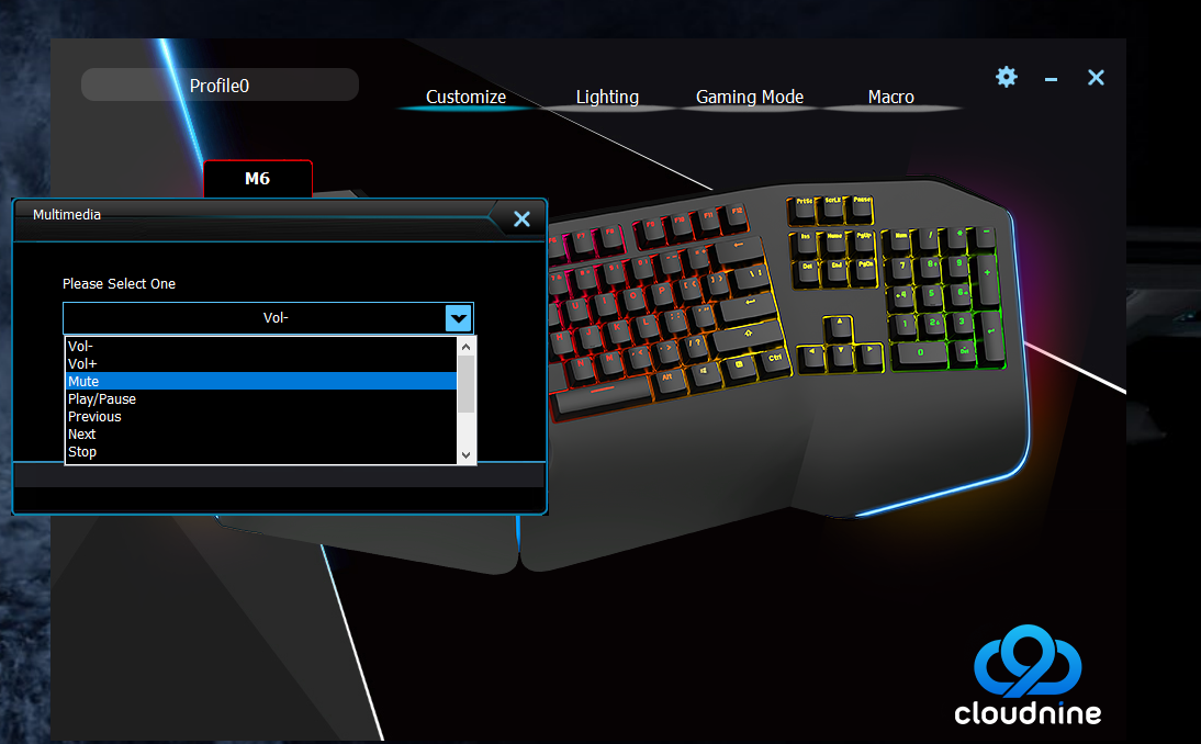 Cloud Nine C989 ErgoFS Mechanical Split Keyboard