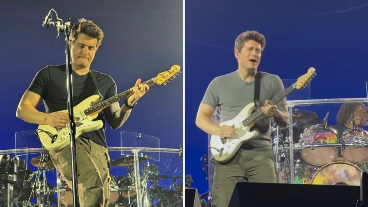 John Mayer plays Jeff Beck&#039;s Strat onstage with Dead &amp; Company