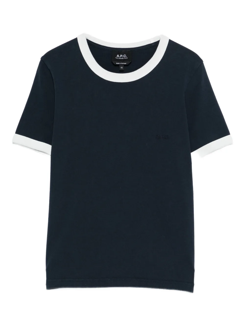 A.p.c. Contrasting-Trims T-Shirt | Xs