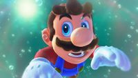 Super Mario Odyssey - Mario underwater