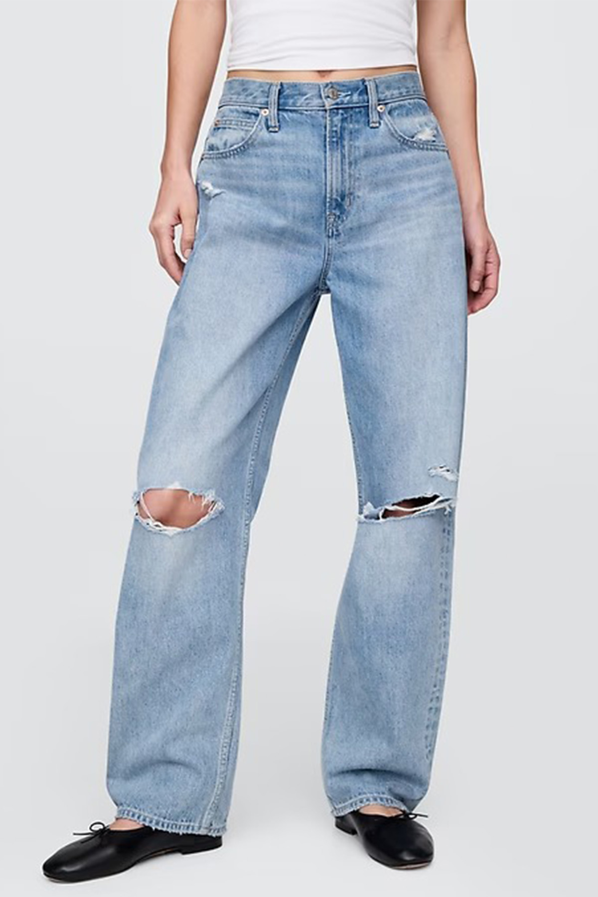 High Rise Barrel Jeans