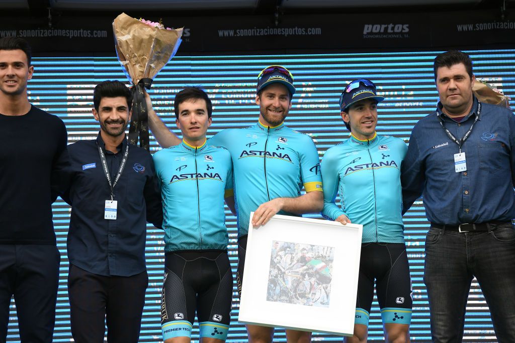 Astana won the team competition