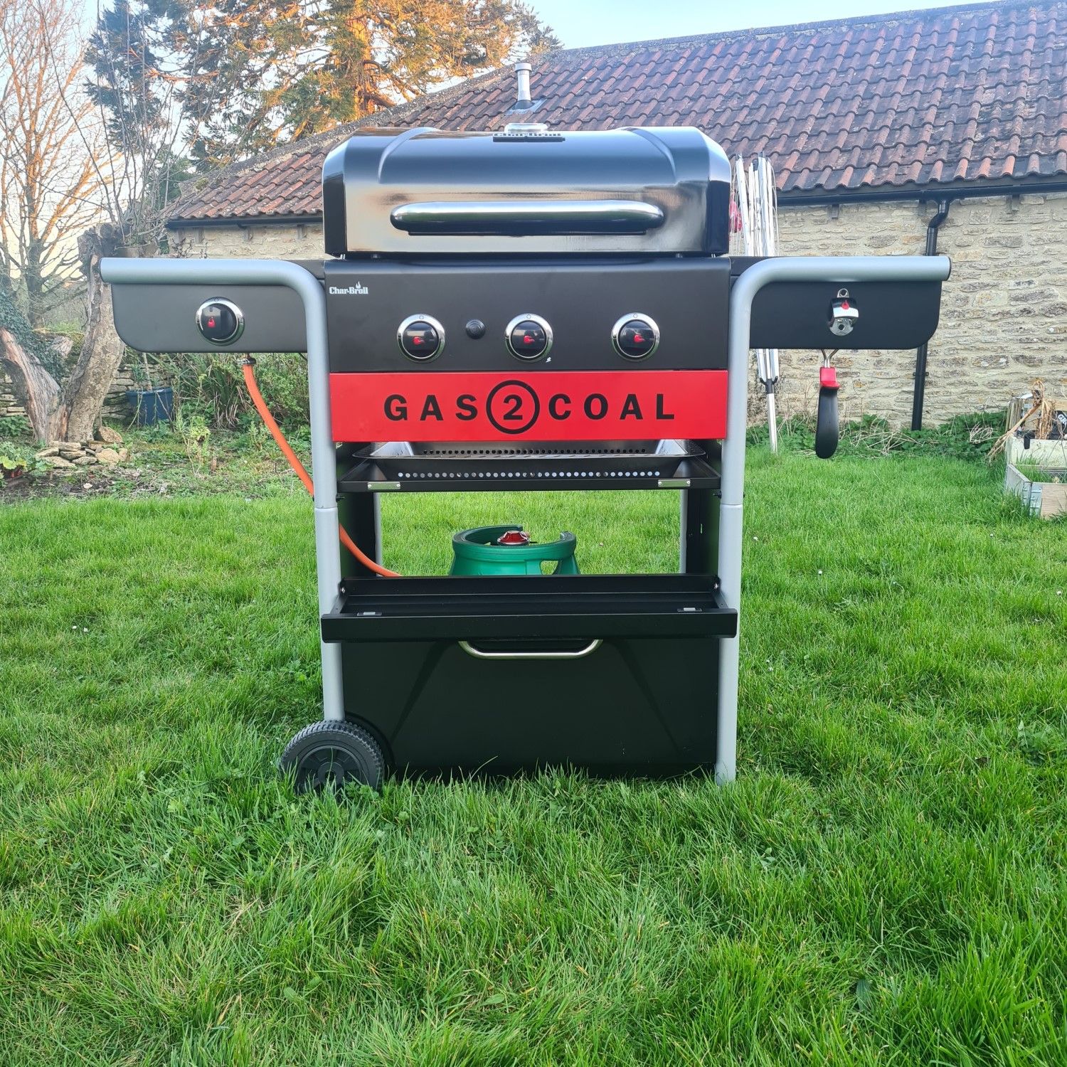 CharBroil Gas2Coal BBQ review a brilliant hybrid barbecue Gardeningetc