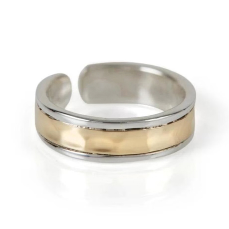 gold and silver toe ring, Charlotte's Web