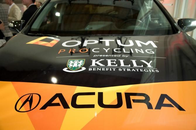 Optum Pro Cycling team car