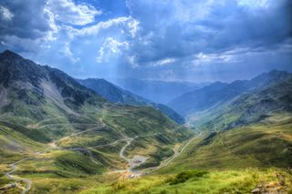 Cycling in the french pyrenees, Col du Tourmalet