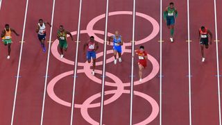 100m sprint semi-final at the 2020 Tokyo Olympic Games