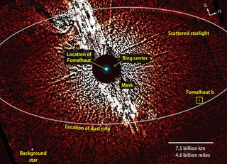 Hubble Observations of Alien Planet Fomalhaut b