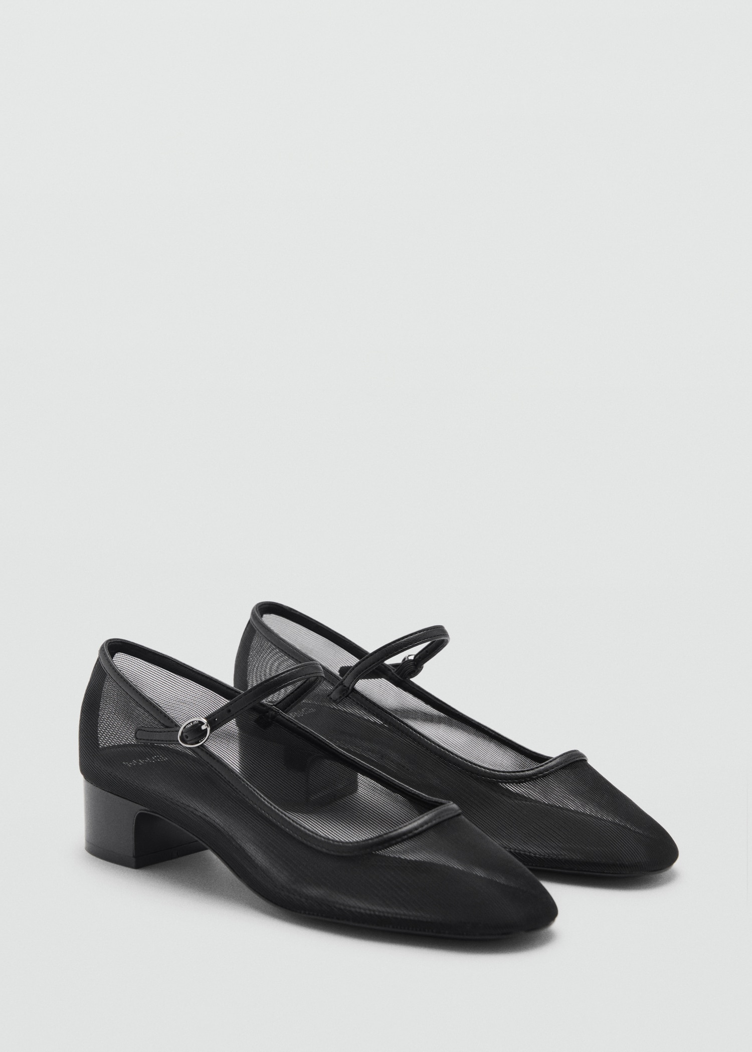 Mesh Shoes With Buckle Strap - Women | Mango Usa