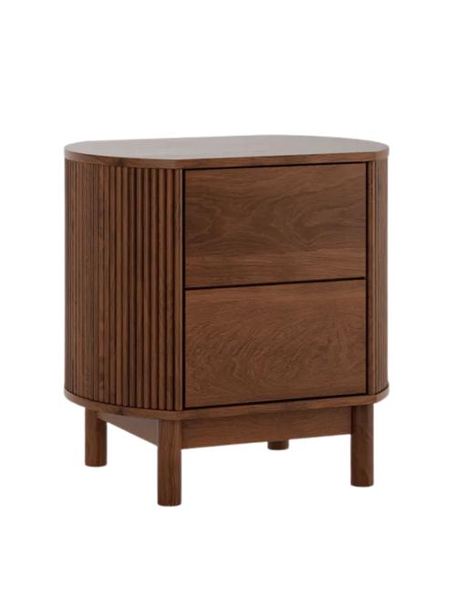 Mateo 2 Drawer Bedside Table