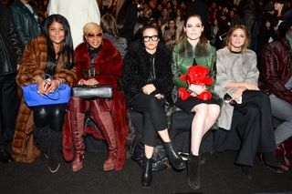 Front Row At New York Fashion Week AW15