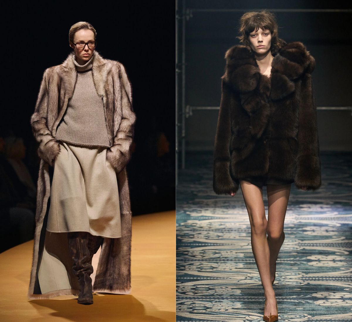 Image of khaite &amp;amp; prada runway