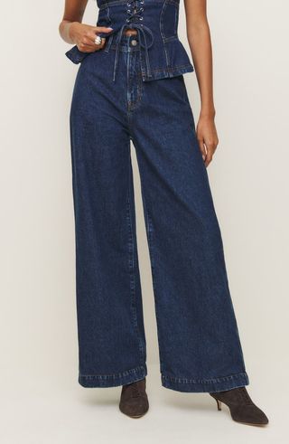 X Kacey Musgraves Austin Ultrahigh Waist Wide Leg Jeans