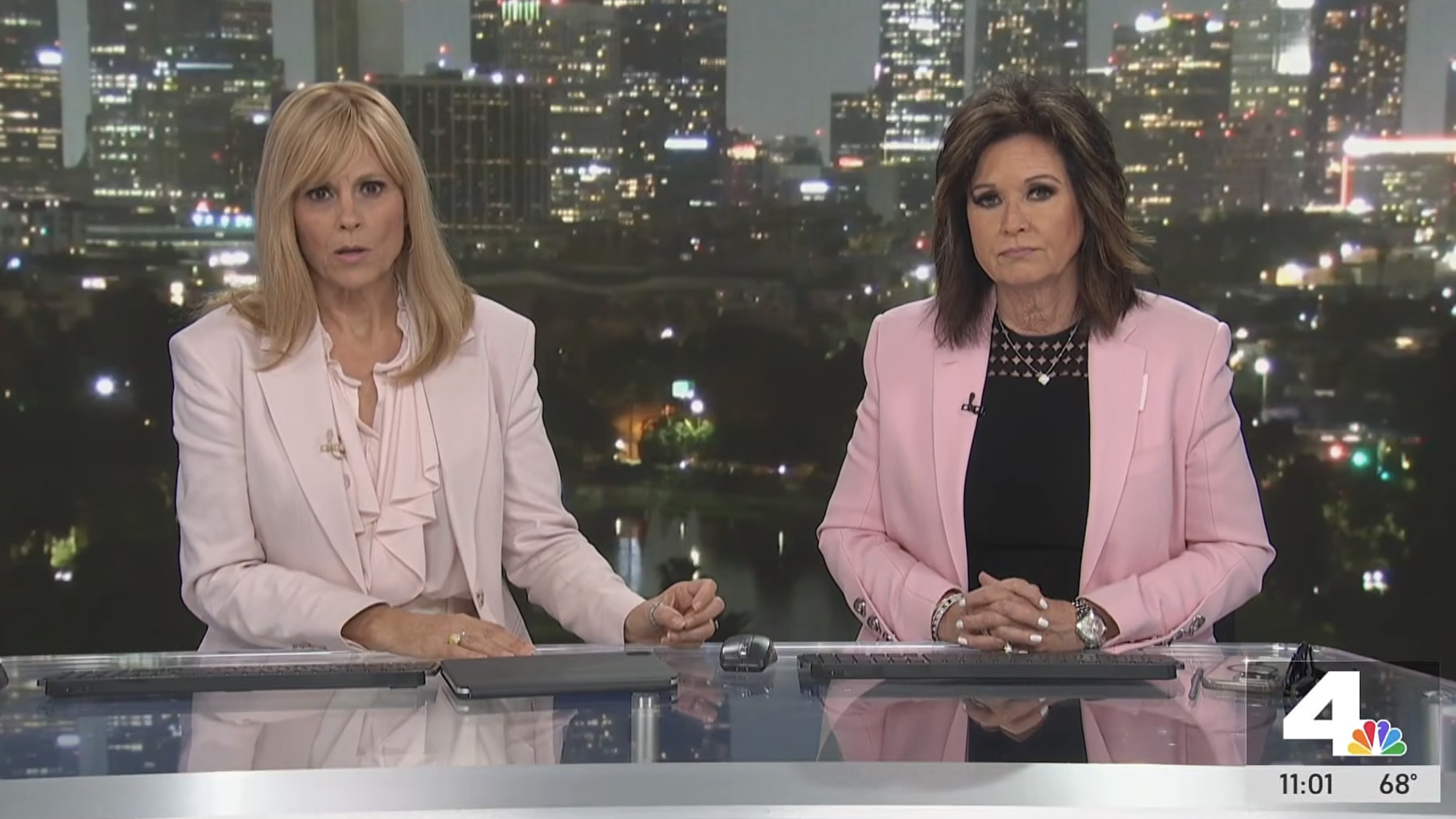 Carolyn Johnson and Colleen Williams speak on NBC4.