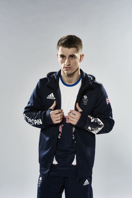 Max Whitlock wearing Team GB Rio 2016 tracksuit top