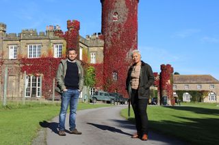 Giles Coren and Monica Galetti at the Swinton Estate in Amazing Hotels: Life Beyond the Lobby 