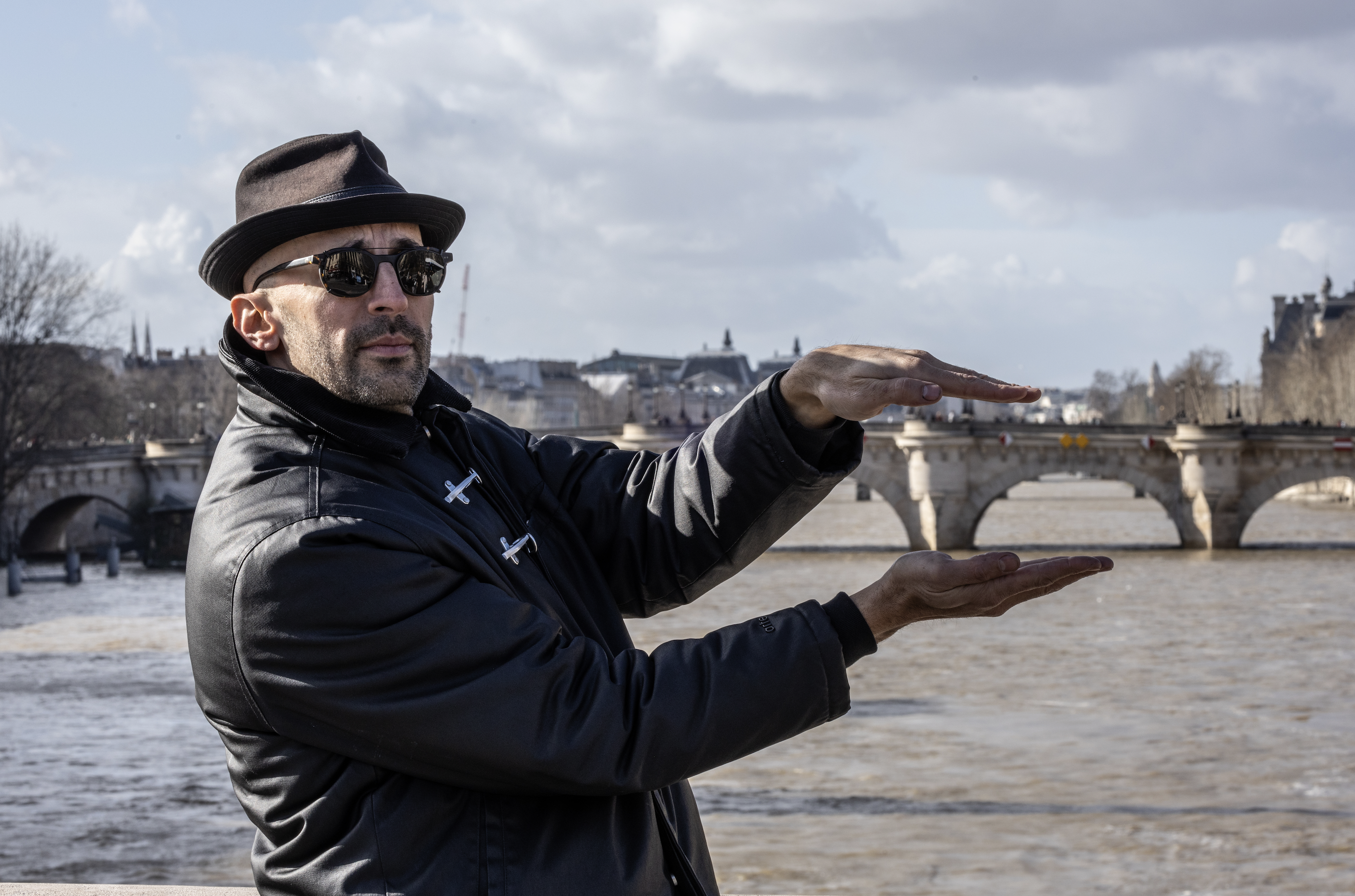 JR at the Pont-NeufParis, February 2026