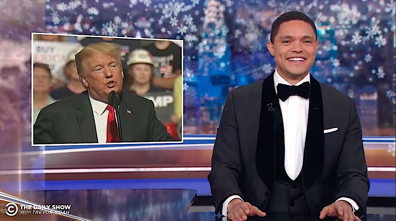 Trevor Noah recaps the year in weird Donald Trump