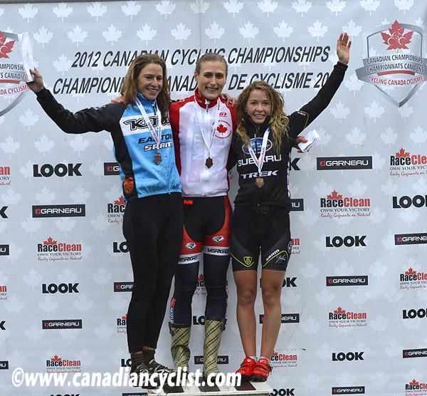 Podium: Wendy Simms, Mical Dyck, Emily Batty.