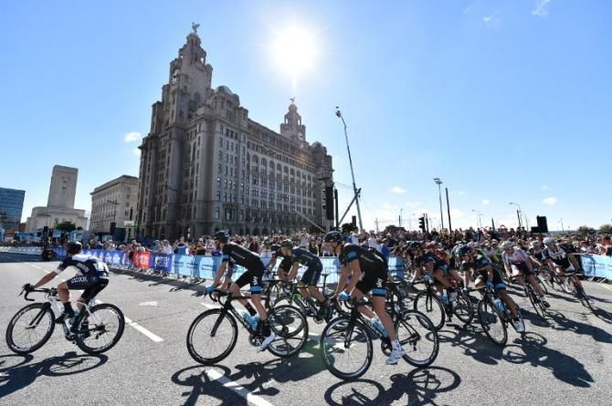 The start of the 2014 Tour of Britain