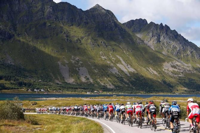 Another day of impressive scenery at the Arctic Race of Norway