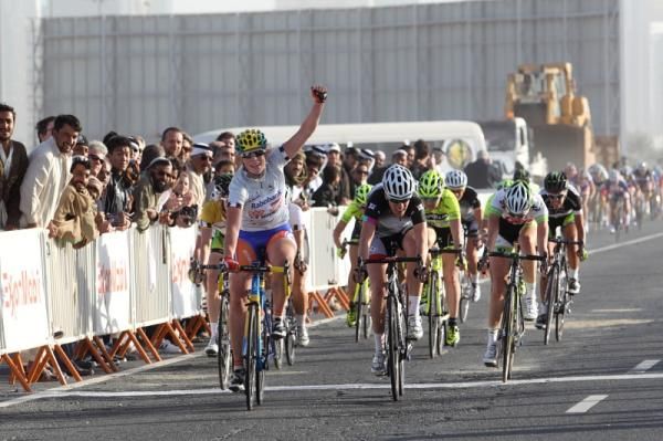 Judith Arndt (GreenEdge-AIS) finished fourth and took the overall classification