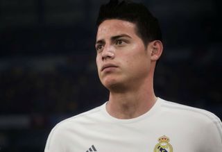 James Rodriguez is one of four players who'll share the FIFA 17 cover.