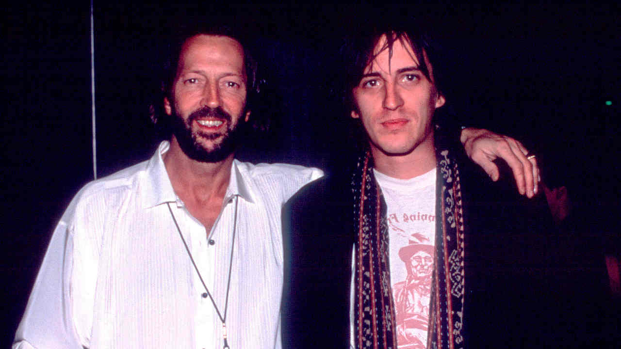 Eric Clapton and Guns N&amp;rsquo; Roses&amp;rsquo; Izzy Stradlin&amp;rsquo; in 1988
