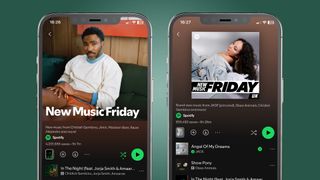 Screen shot of Spotify's New Music Friday playlists