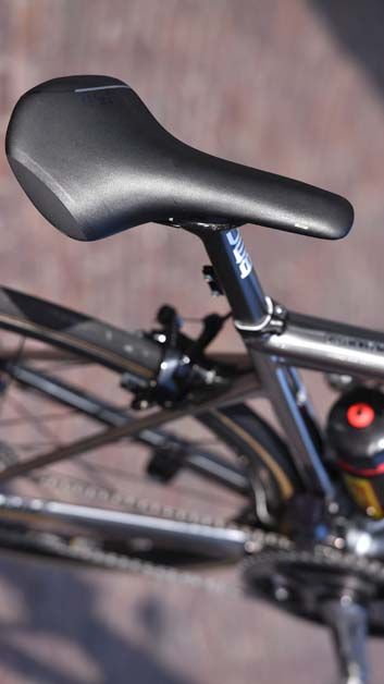 The bike is kitted out with a Fizik Antares saddle