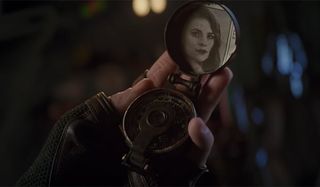 Cap's compass with a picture of Peggy