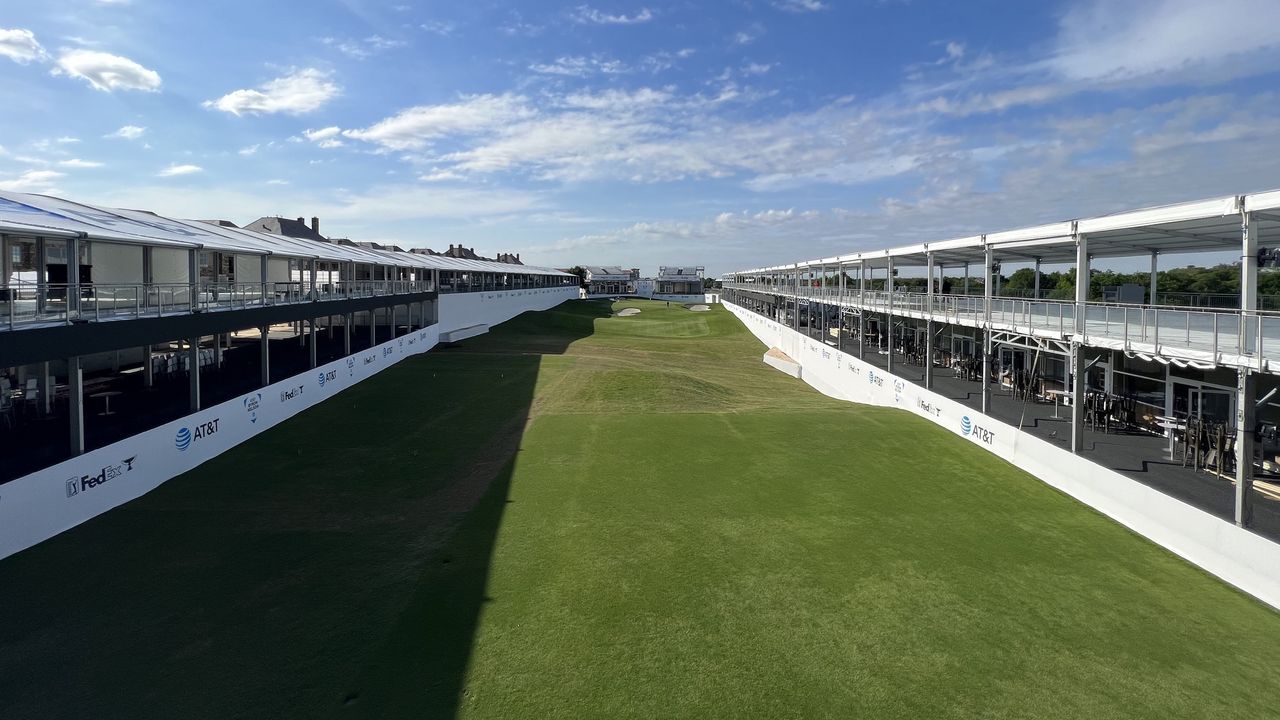 The new 17th hole at TPC Craig Ranch for the AT&amp;T Byron Nelson