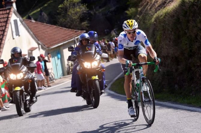 Luis Leon Sanchez (Caja Rural) claimed his fourth most combative award on stage 18