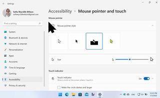 Windows 11 accessibility options
