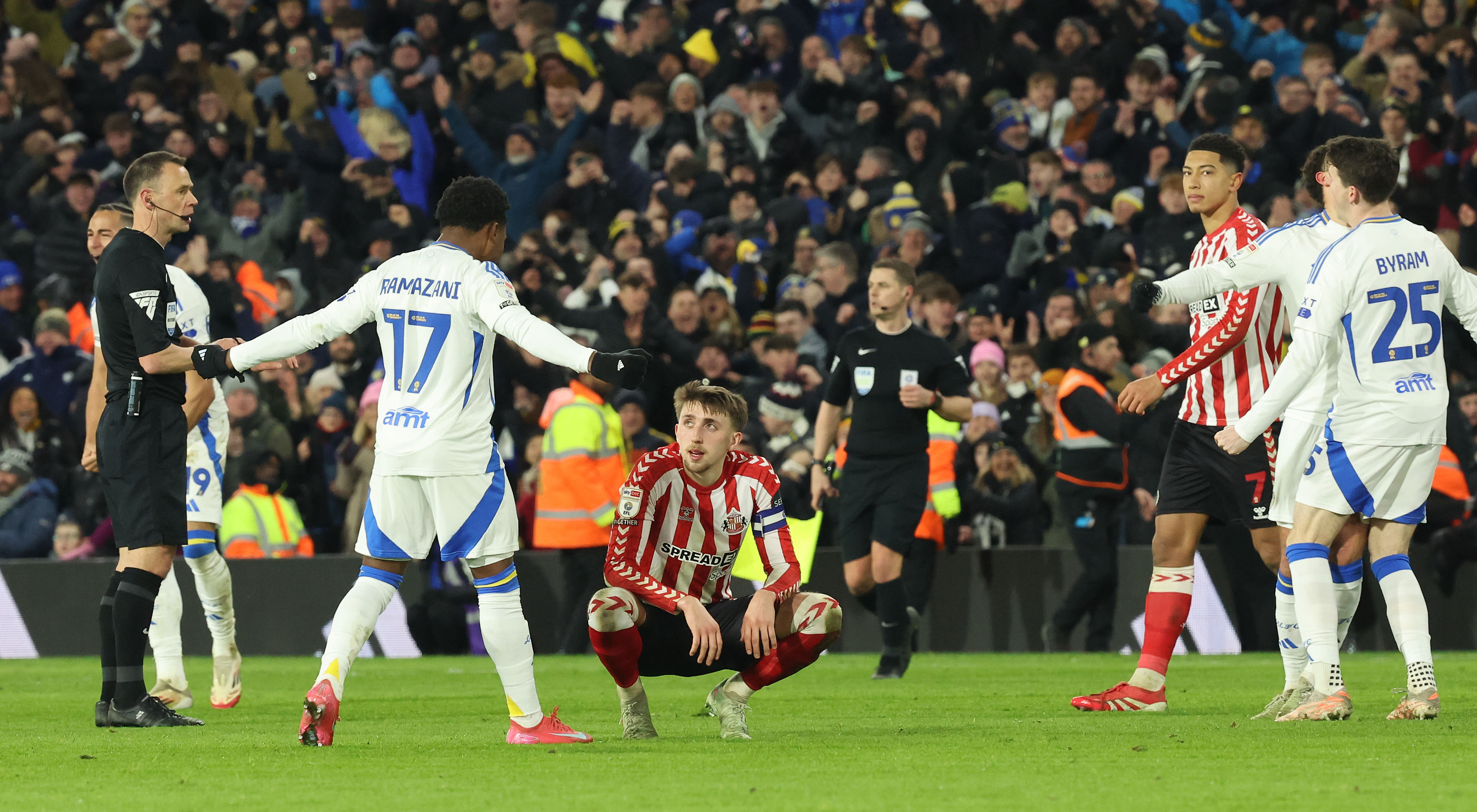 Leeds were late winners over Sunderland back in February