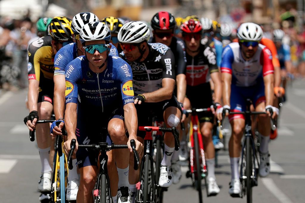 James Knox leads the line for Deceuninck-QuickStep