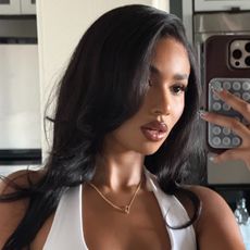 Symphani Soto with flawless makeup