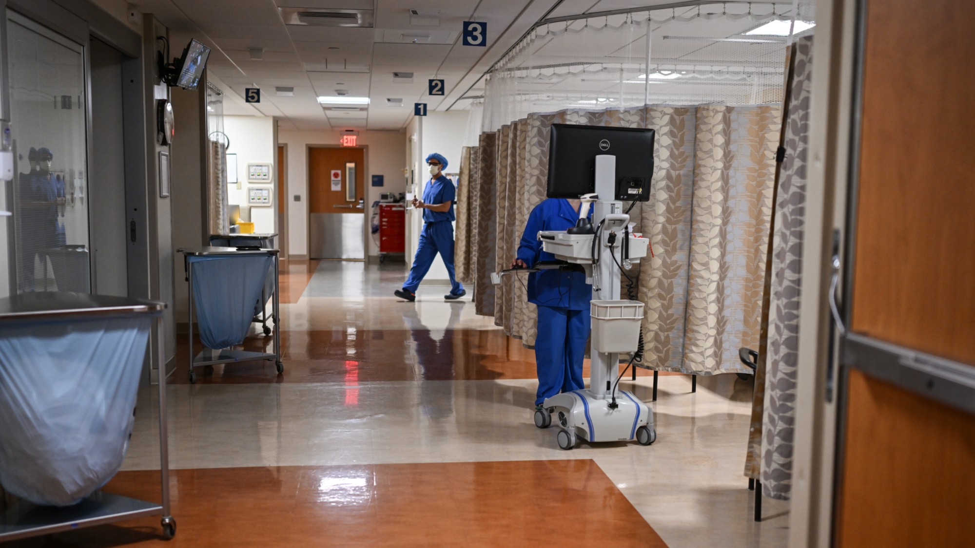 A surgeon at a hospital in rural Romney, West Virginia.