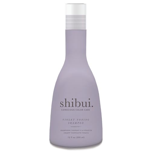 Shibui Violet Toning Shampoo for Blonde &amp;amp; Silver Hair, 12 Fl Oz