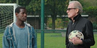 Bill Nighy with Michael Ward in The Beautiful Game.