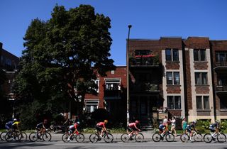 Riders on the GP Montreal course