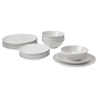 Fargklar 18-piece Dinnerware set: was $49 now $29 @ Ikea