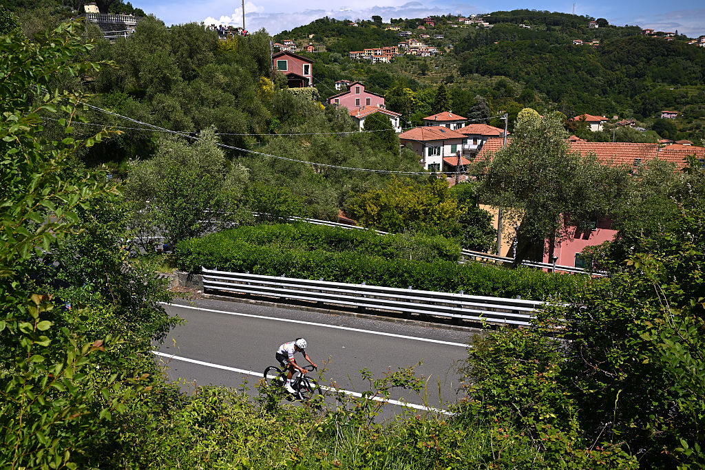 CHIAVARI, ITALY - MAY 20: Jhonatan Narvaez of Ecuador and UAE Team Emirates - XRG competes during the 109th Giro d&amp;amp;apos;Italia 2026, Stage 11 a 195km stage from Porcari to Chiavari / #UCIWT / on May 20, 2026 in Chiavari, Italy. (Photo by Dario Belingheri/Getty Image)