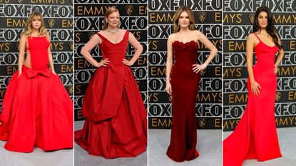 red color trend emmys 2024